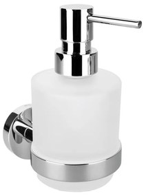 Sapho Sapho, X-ROUND dávkovač mydla 200ml, mliečne sklo, chróm, XR103