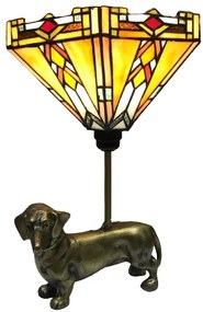 Vitrážová lampa Tiffany ACRUX JAZVEČÍK