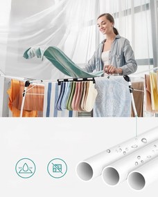 Sušák na prádlo Volis černý/bílý