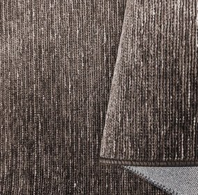 Elegantný jednofarebný koberec hnedej farby Šírka: 200 cm | Dĺžka: 290 cm