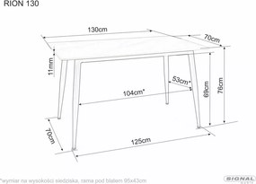 SI Stôl Rion 130