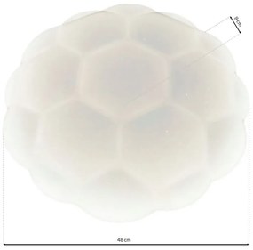 Stropné LED svietidlo Cloud, 1x LED 40w, 3000-6000k, w