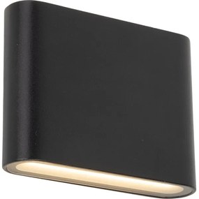 LED Vonkajšie nástenné svietidlo ARWENA 2xLED/3W/230V IP54 čierna