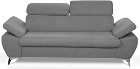 Trojsedák Gisele, stredne šedá látka