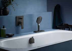 Hansgrohe Raindance Select E, ručná sprcha 120 3jet, kartáčovaný čierny chróm, HAN-26520340