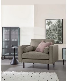 Čierna oceľová vitrína 70x143x41 cm Trixie – Kave Home