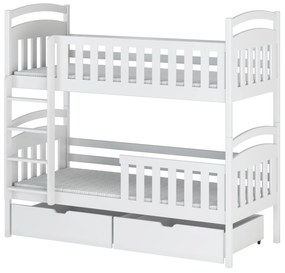 Detská posteľ 90 x 190 cm Sarina (s roštom a úl. priestorom) (biela). Vlastná spoľahlivá doprava až k Vám domov. 1013450