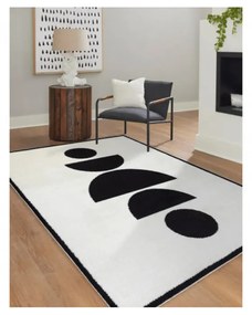 Kusový koberec Cornus krémovočierný 200x290cm