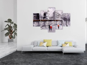 Obraz - Olejomaľba mesta II. (150x105 cm)