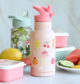 A Little Lovely Company - antikorová fľaša na pitie, 350 ml - zmrzlina