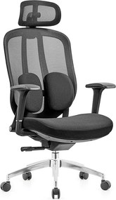 Ergonomická sieťovaná kancelárska stolička MOSH Airflow 616 – čierna