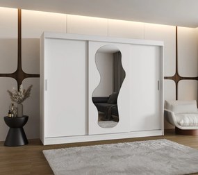 Šatníková skriňa 250 cm Ulta (biela). Akcia -20%. Vlastná spoľahlivá doprava až k Vám domov. 1126333