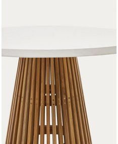 Okrúhly záhradný jedálenský stôl ø 90 cm Alcaufar – Kave Home