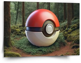 Sablio Obraz Pokemon ball Les - 150x110 cm