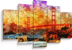 Obraz - Golden Gate, San Francisco, Kalifornia (150x105 cm)