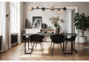 Nástenné svietidlo Paris, 1x medové sklenené tienidlo, B/G