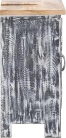 furniture-nabytek.cz - Masívna umývadlová skrinka Santa Cruz z dreva Holz - Mango, lakovaná, šedá