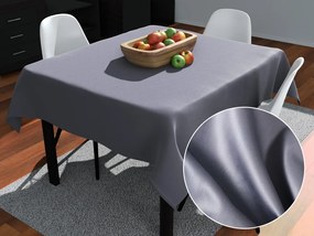 Biante Štvorcový bavlnený saténový obrus ST-003 Modrosivý 90x90 cm