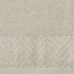 Dekorstudio Uterák LOREN so zamatovým okrajom - svetlobéžový Rozmer uteráku: 70x140cm