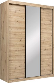 XXXLutz SKRIŇA S POSUVNÝMI DVERAMI, dub artisan, 150/215/59,5 cm P & B - Skrine - 000885001503