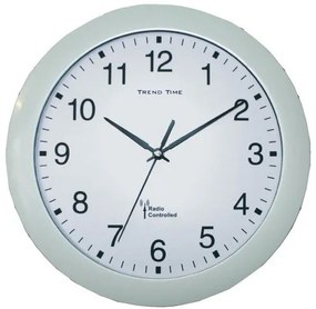 Nástenné DCF hodiny Trend Line, biela 30 cm