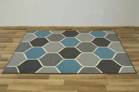 Koberec LUNA 503833/95812 modrý / sivý