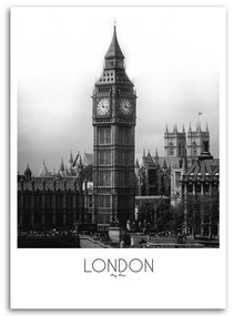 Obraz na plátně Londýnský Big Ben - 70x100 cm