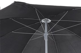 Záhradná stolová zostava Vero - 6 miest, tmavo sivá