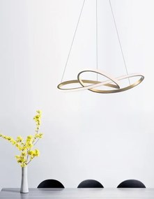 LED luster Fusion 72 zlaté
