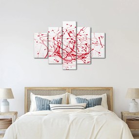 Obraz technikou Drippingu (150x105 cm)