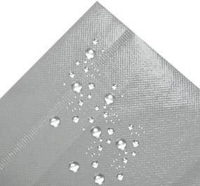 Šatníková skriňa SONIA s 8 policami a sivým závesom