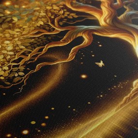 Obraz strom života zlatá mágia