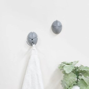 Sivý nástenný háčik Tick – Spinder Design