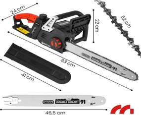 Elektrická reťazová pila 3550W