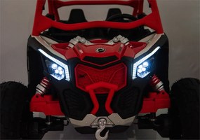 LEAN CARS Elektrické autíčko Maverick CAN-AM Turbo RS STRONG AIR červené