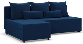 Rohová rozkladacia sedačka FERMO Kronos granátová