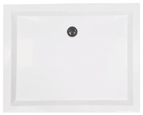 Sprchová vanička obdĺžniková MEXEN RIO biela, 120x80x14 cm + sifón