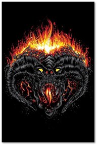 Gario Obraz na plátne Pán prsteňov, démon Morgoth - Dr.Monekers Rozmery: 40 x 60 cm