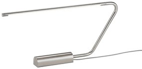 LED stolová lampa v striebornej farbe (výška 33 cm) Olea – Trio Select