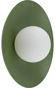 Nástenné svietidlo SLATE 1xG9/8W/230V pr. 28 cm zelená