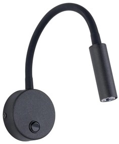 LED Nástenná lampa LAGOS 1xG9/3W/230V čierna