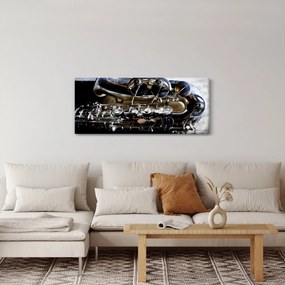 Obraz - Saxofón (120x50 cm)