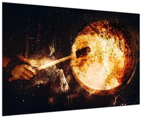 Obraz - Šamanská bubon (90x60 cm)