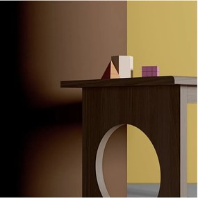 Hnedý písací stôl Woodman Bau