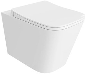 Závesná WC misa Mela 49 s doskou volne padajúca