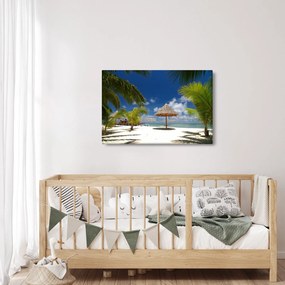 Obraz - Pláž s bielym pieskom (90x60 cm)