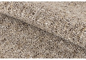 Béžové kreslo z textílie buklé Elmont – Actona