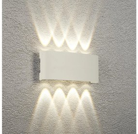 Brilagi - LED vonkajšie nástenné svietidlo FLAREBOX LED/8W/230V biela IP65
