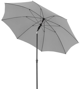 Doppler ACTIVE 210 cm - slnečník so stredovou nohou šedá (kód farby 827), 100% polyester