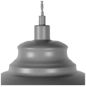 Lucide 34400/29/36 - Závesné svietidlo ISLA 1xE14/40W/230V šedá